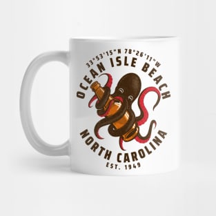 Ocean Isle Beach, NC Octopus Summer Vacation Mug